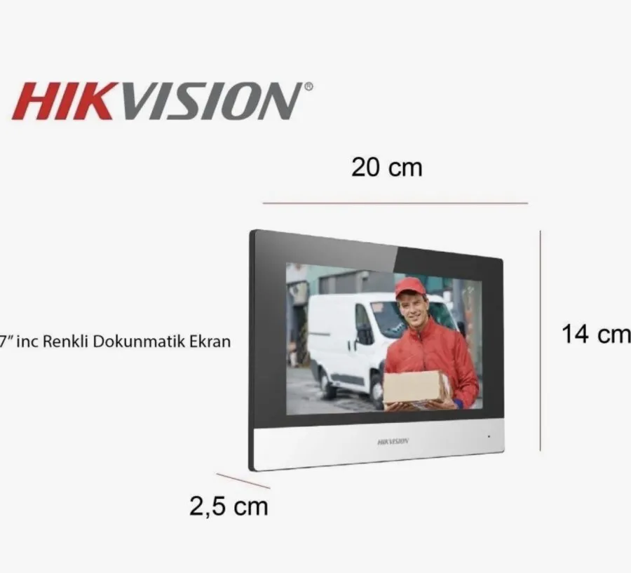 Hikvision IP Villa Tipi Görüntülü Diafon Seti